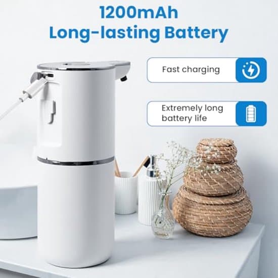 Automatisk tvåldispenser - Digital display med sensor - 380 ml kapacitet