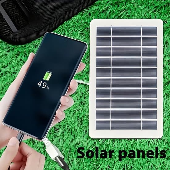 - Bærbart 2W solpanel med USB til smartphones og powerbanks