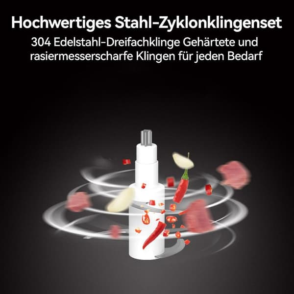 Multifunktionel foodprocessor, miniblender, kødhakker til babymad