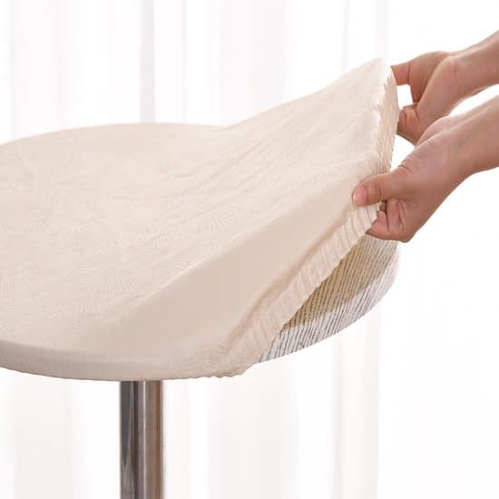 Rund dug - 70 cm - Beige