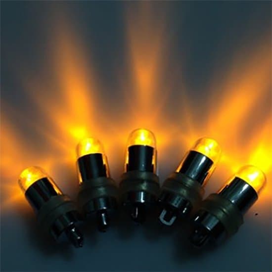 50 ballonglampor - Mini LED - Varmvit