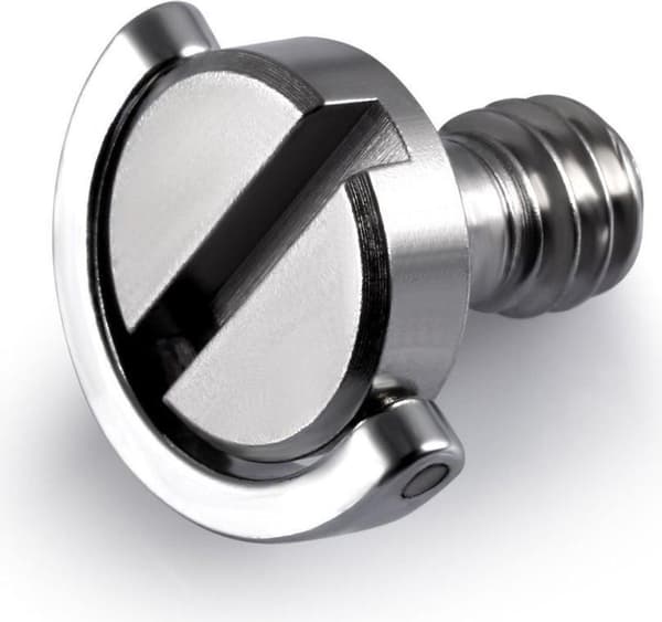 1/4-tommer quick-release pladeskruer, aluminiumslegering, 5 stk.