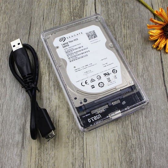 2,5-tommer harddisk kabinet, SATA SSD, USB 3.0 harddisk kabinet