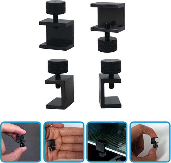 8-delt 3D-printer sengeklemme sæt til Ender 3s, 3 Pro og 5 Pro