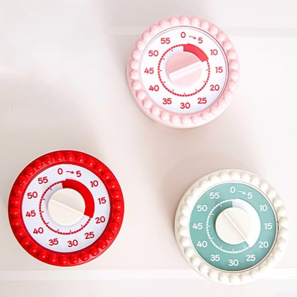 Multifunktionel timer manager, studie-timer og køkkenpåmindelse, justerbare indstillinger, bærbart design, plastik (grøn)