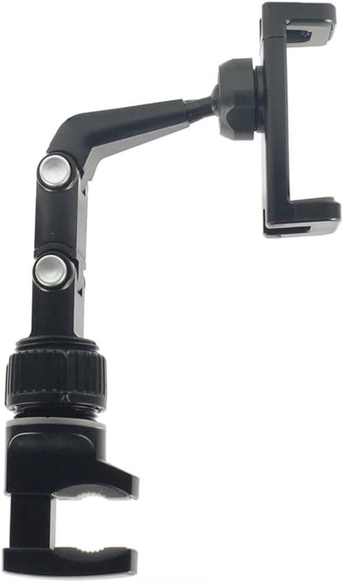Gitarrmikrofonstativ, gitarrtelefonstativ, original nackklämma, notställ, lämplig för gitarrlektioner och handledningar, gråsvart.