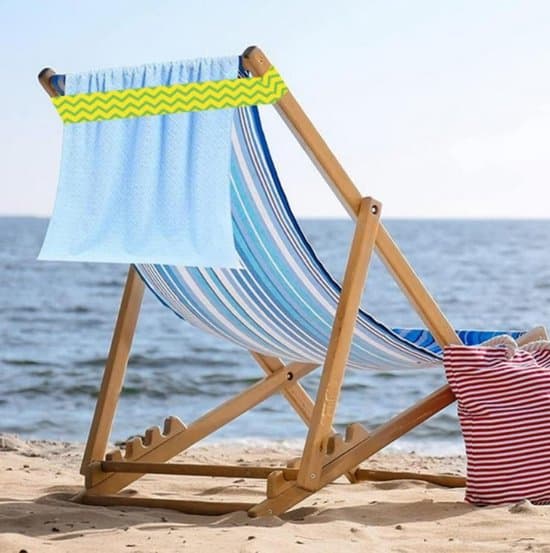 Elastikbånd - M - 5 stk. - 5*40CM - Stropper til strandstolehåndklæder - Ser stadig ud som nyt efter flere vaske