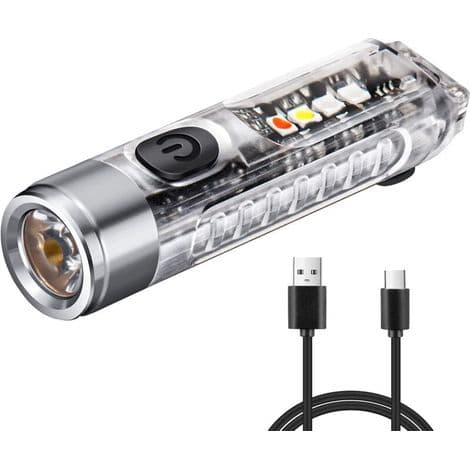 Mini-LED-taskulamppu, 400 lumenia – USB-ladattava