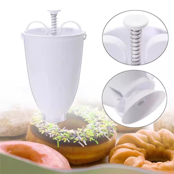 4-delt bageform donutmaskine