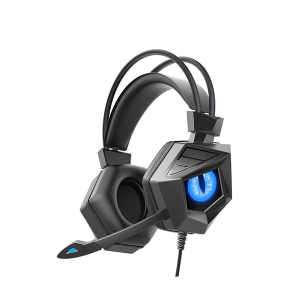 Kablet gamingheadset med mikrofon til PS4, PS5, PC og laptops.