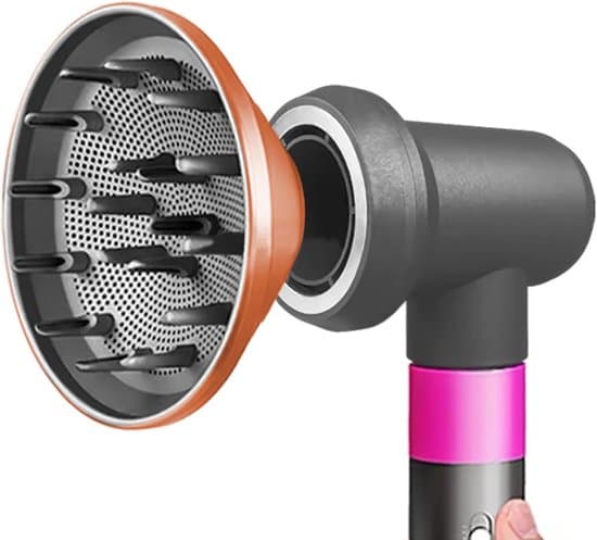 Gul diffusormunstycke för Dyson Airwrap Stylers HS05/HS01