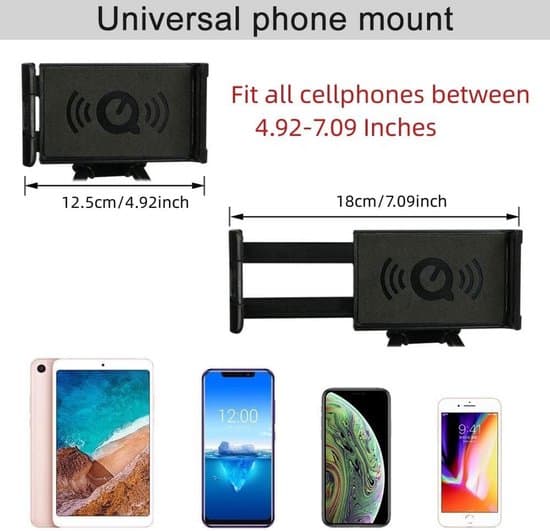 Plus - Universal hals-telefonholder - Dovendyr mobiltelefonholder - Sort