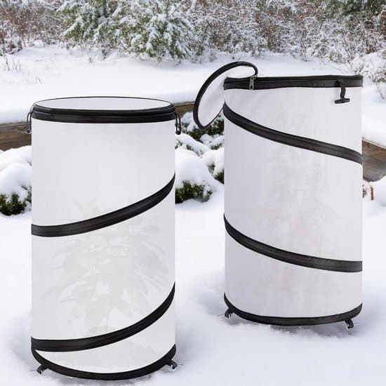 2-pack vikbara insekts- och buggnätsskydd med dragsko för krukväxter