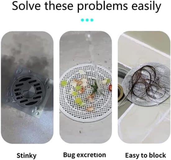 2-pack 8 x 8 tum grå silikon deodoriserande badkar och golvavloppsplugg
