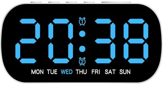 Enkelt multifunktionelt elektronisk ur med LED digitalt display og datovisning - Blå