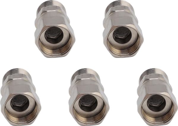 Sanitære rørfittings, velegnet til byggematerialer, 5-pak.
