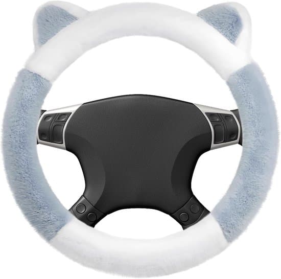 Vinterstyrgreb 38cm – Universal – Lyseblå/Hvid