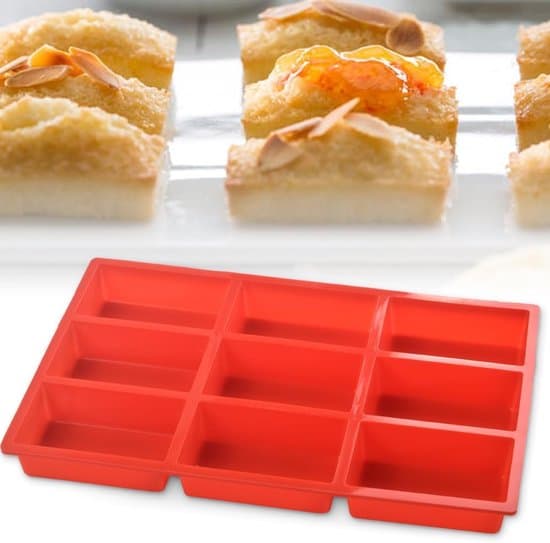 Silikone Mini Brødform til 9 Mini Brød - 2 Stykker