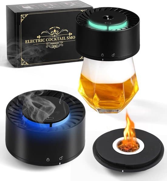 Elektrisk Whisky Rygesæt - Genopladeligt - Sort