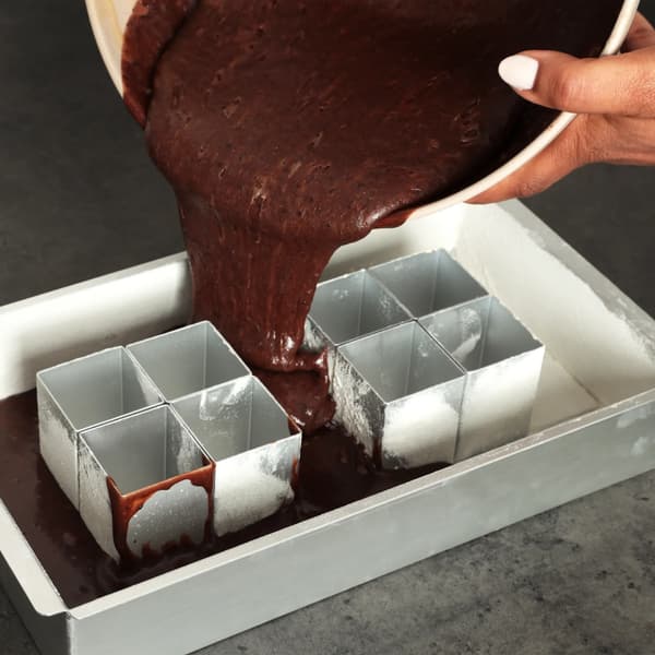 DIY Fondantkage Anodiseret Sætteform Kagebageform