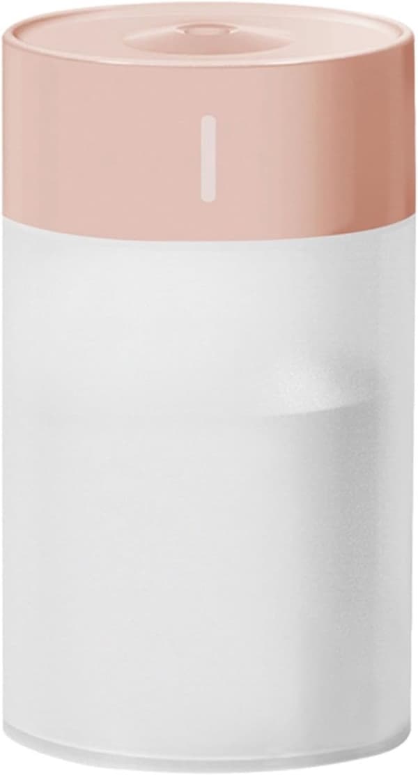 260 ml bærbar luftfugter - Mini USB æterisk oliediffuser, velegnet til kontor, hjem, soveværelse og bil (pink)