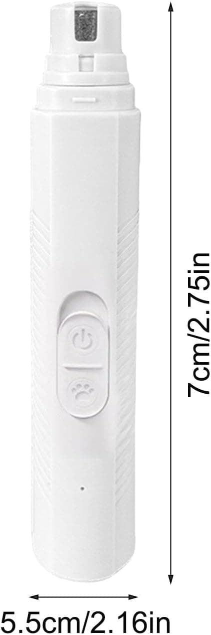 Kattnagelfil, LED-kattnagltrimmer - vit