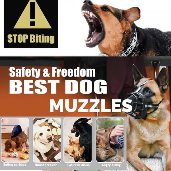 Justerbar 21-26 cm reflekterende hundemundkurv - Sort