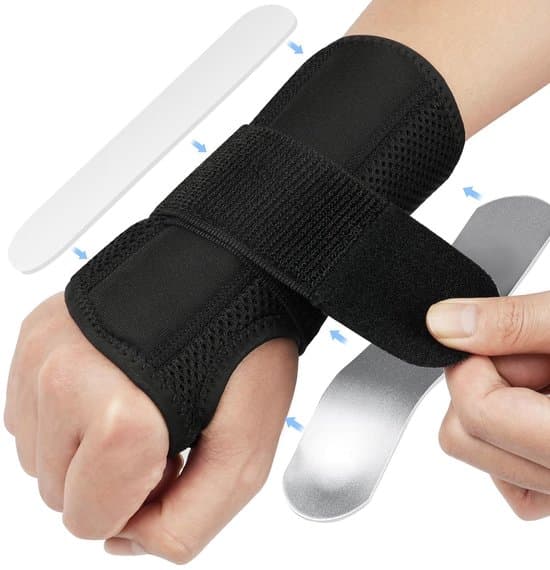 Justerbart handledsstöd och handledsskena för höger hand - Ergonomiskt stöd