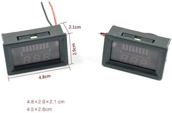 72V Digital Voltmeter til Biler og Motorcykler - LED Batteriindikator