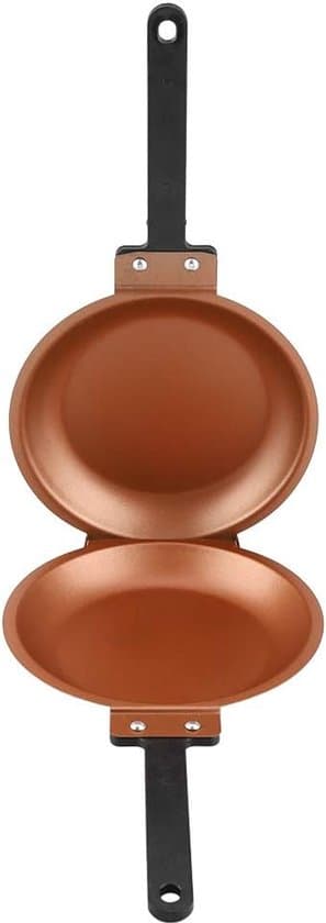 Dobbeltsidet non-stick pande - 18 cm