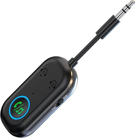Bluetooth 5.3 -äänilähetin ja -vastaanotin - 2-in-1-sovitin