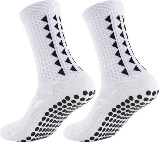 Grip Fodboldstrømper - Mænd - Hvid