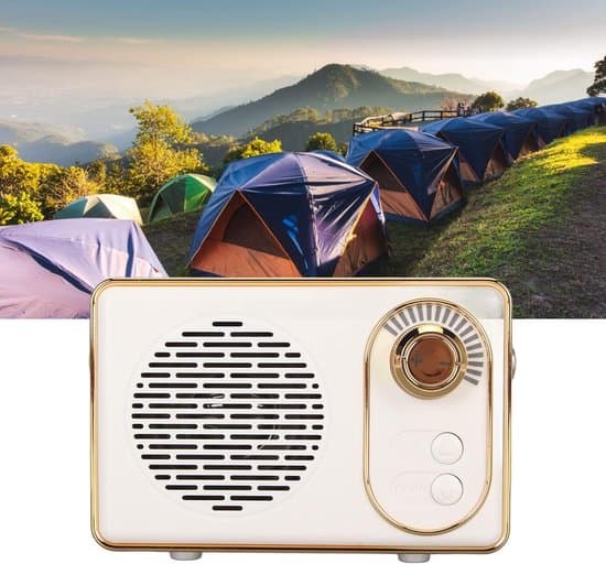 Retro Bluetooth-højttaler - Retro-højttaler - Bluetooth 5.0 - ekstra bas - Hvid