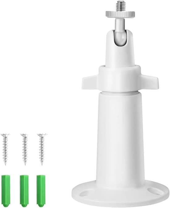 Justerbart väggfäste med 1/4-tums skruvar för Ring/Eufy