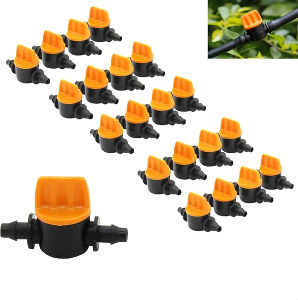 20-delars 1/4-tums droppbevattningsventilset