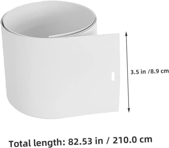 2-delade persiennpaneler i plast - vita