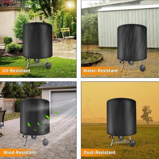 75x70cm Universal Rund Vandtæt/UV-resistent BBQ Grillovertræk