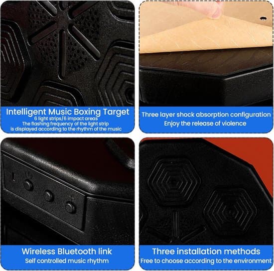 Boxningsmaskin, Elektronisk Smart Bluetooth Väggmonterad Boxningstränare