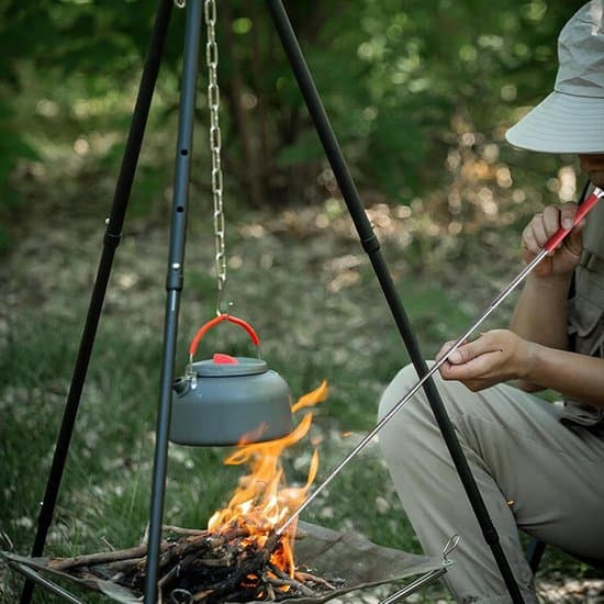 Utdragbar blåsrör - Camping eldstarter - Grillverktyg