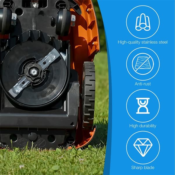 2-delt sæt robotplæneklipperknive til Stihl robotplæneklippere, 20 cm
