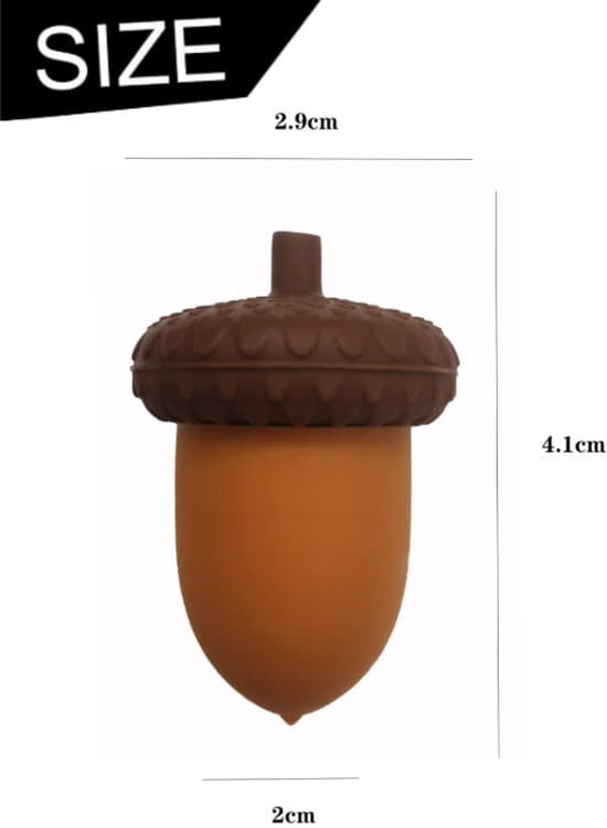 4-pack brun 2,9x2,9x4,1 cm silikon mini vinflaskpropp