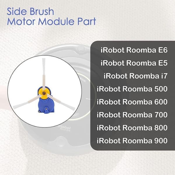 Sidebørstemoduler til iRobot Roomba 500/600/700/800/E5/E6-serien