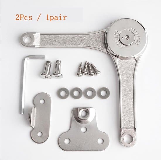 Låghængsel - soft-close - 2-pak - zinklegering