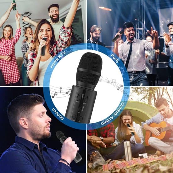 Trådløs karaokemikrofon - Bluetooth-højttaler - USB