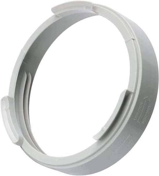 Bærbar aircondition-enhedsforbindelse, 5,9-tommer (indvendig diameter) aircondition-enhedsrørforbindelse, runde bærbare aircondition-tilbehør.