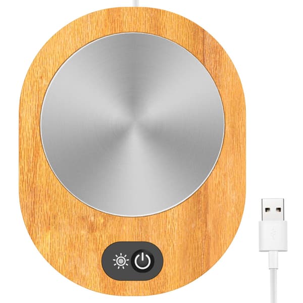 USB kaffekopvarmer, træåre-ydre