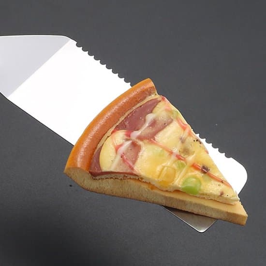 2 pizzaskubbere - rustfrit stål - pizzaskæring - transport