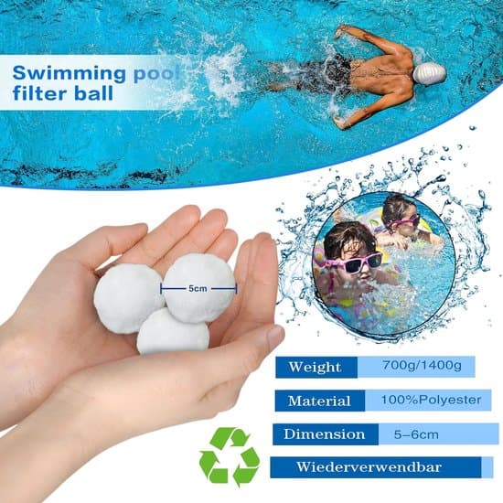 700g Genanvendelige Poolfilterkugler - Sandudskiftning