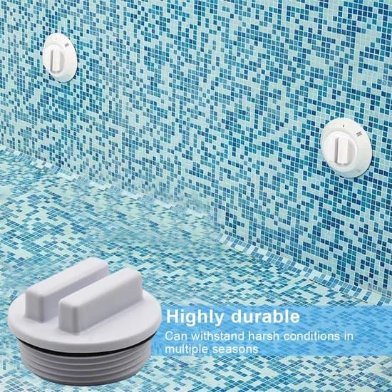 Poolprop - 1,5 tommer, todelt, vinterprop, skimmer