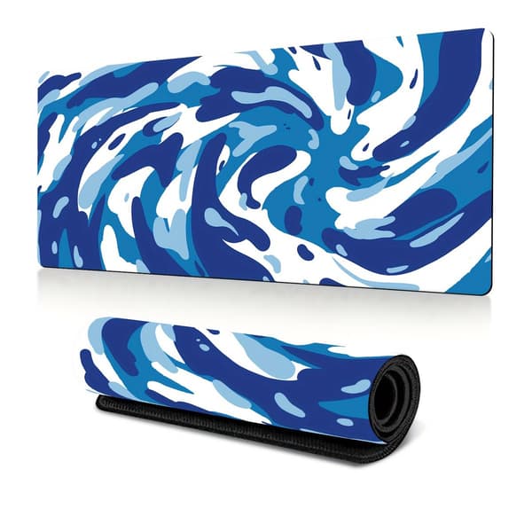 Skrivebordsmåtte - Blå - 30 x 80 cm